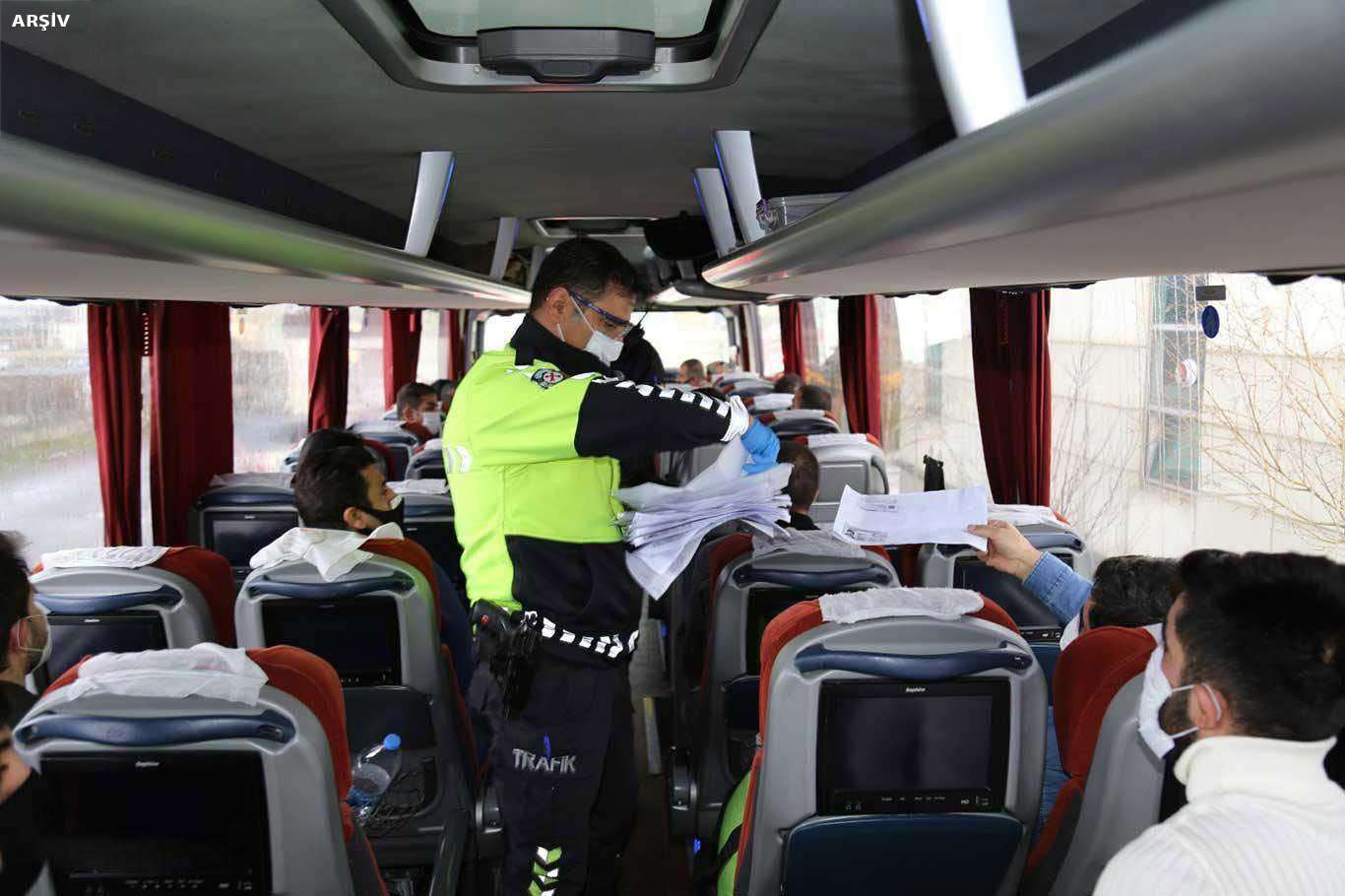  Coronavirus hastası yolcuyu taşıyan otobüs seferden men edildi